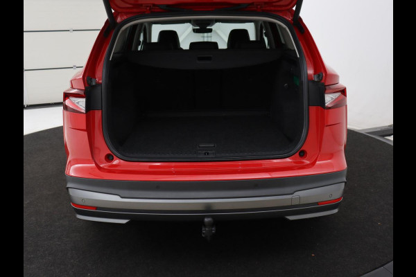 Škoda ENYAQ iV 80 | Leder | Stoelverwarming | Trekhaak | Adaptive cruise | Warmtepomp | Matrix LED | Carplay | 21'' | Achterbankverwarming | Navigatie | Sport Plus Pakket | Sfeerverlichting