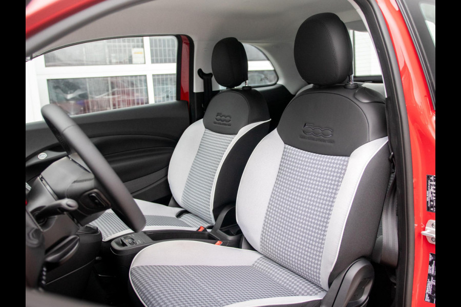 Fiat 500 Hybrid Torino Launch Edition | Private Lease € 379,- | New | Clima | Carplay | PDC | Priv Glass | Rosso Passione