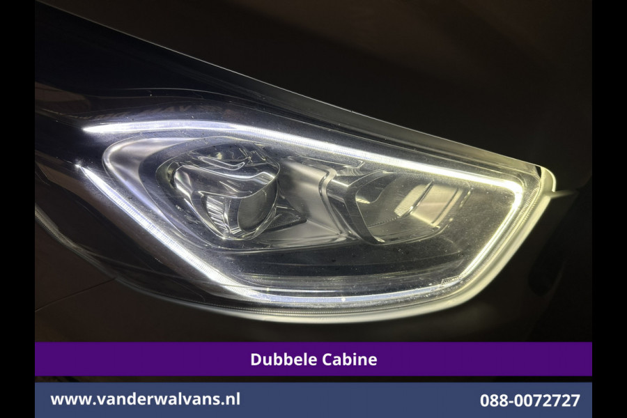 Ford Transit Custom 2.0 TDCI 170pk L2H1 Dubbele Cabine Euro6 Airco | 6-Zits | Camera | Navigatie | LED | Apple Carplay Android Auto, Cruisecontrol, Stoelverwarming, Verwarmde voorruit, Parkeersensoren, 2800kg trekvermogen, Dakdragers