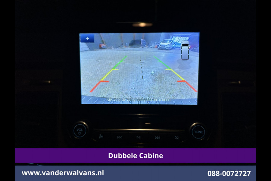 Ford Transit Custom 2.0 TDCI 170pk L2H1 Dubbele Cabine Euro6 Airco | 6-Zits | Camera | Navigatie | LED | Apple Carplay Android Auto, Cruisecontrol, Stoelverwarming, Verwarmde voorruit, Parkeersensoren, 2800kg trekvermogen, Dakdragers