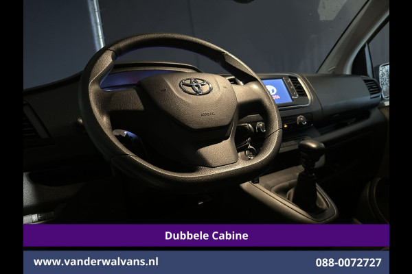 Toyota ProAce Worker 2.0 D-4D 145pk L3H1 Dubbele Cabine Euro6 Airco | 6-Zits | Navigatie | Apple Carplay | Cruisecontrol Android Auto, 2500kg trekhaak, Parkeersensoren