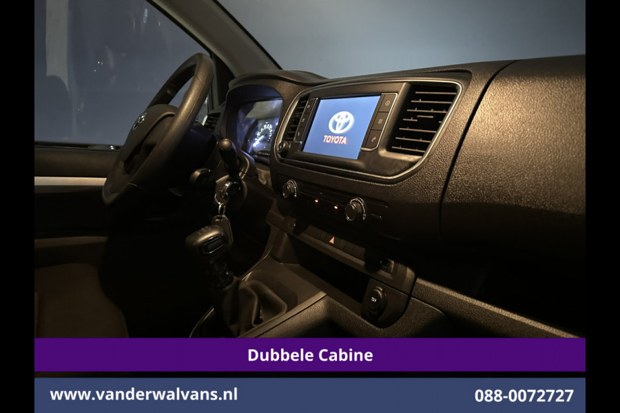 Toyota ProAce Worker 2.0 D-4D 145pk L3H1 Dubbele Cabine Euro6 Airco | 6-Zits | Navigatie | Apple Carplay | Cruisecontrol Android Auto, 2500kg trekhaak, Parkeersensoren