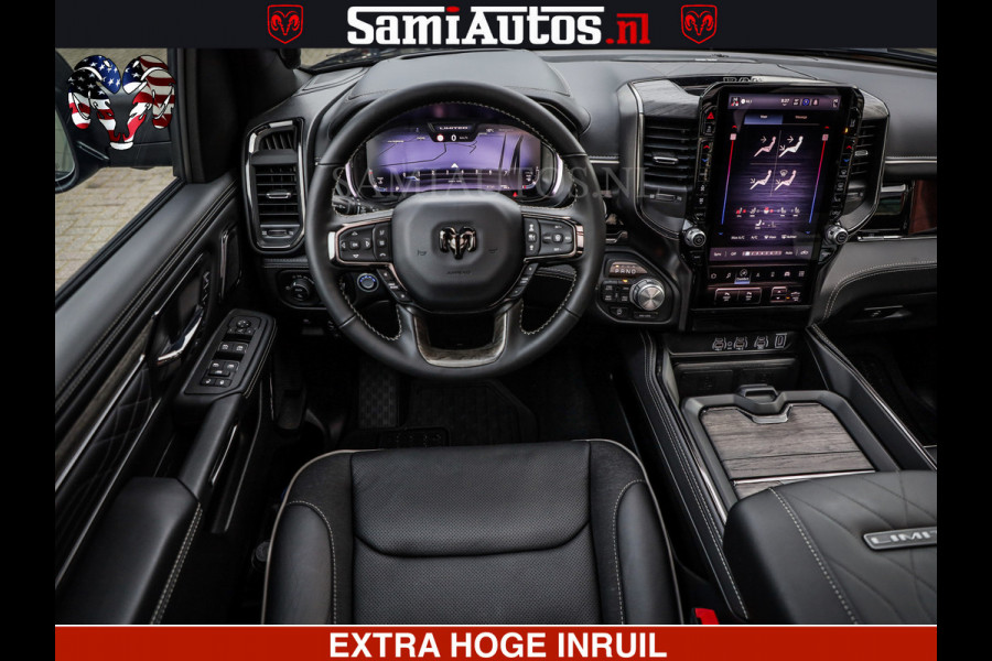 Dodge Ram 1500 Limited SPORT H.O 540HP 706Nm | Massage + Full Option | De Meest Luxe en Volle Pick-Up in zijn Klasse | Comfortabele Dubbele Cabine met Royale 5 Zitplaatsen | BPM vrij | Nu Leverbaar uit Voorraad | Voorraad Nr 2355 - 5149