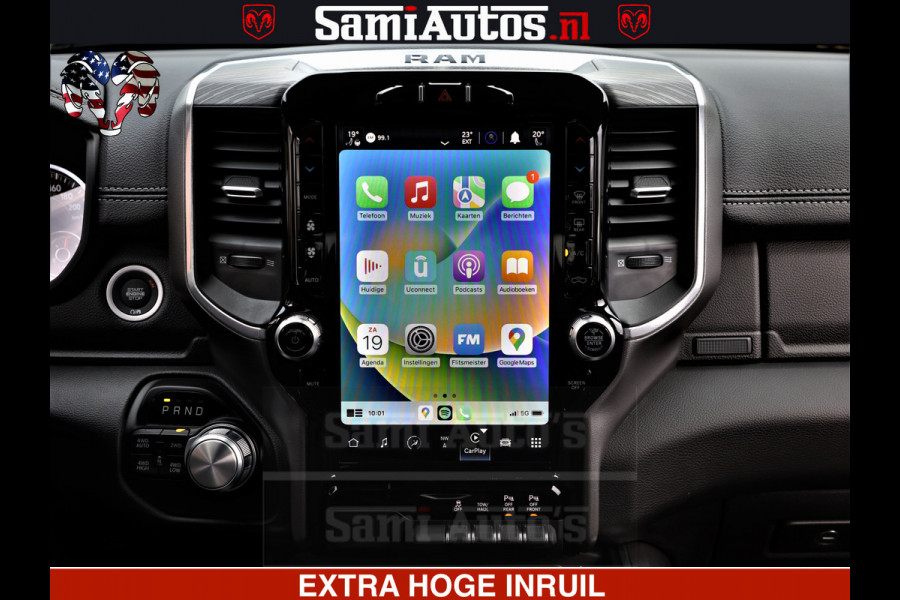 Dodge Ram 1500 Laramie Sport | HEMI 5.7 V8 4x4 | LPG | Grootscherm 12" | LARAMIE PERFORMANCE | ZWART | CREWCAB 5'7 | GRIJSKENTEKEN | DUBBELE CABINE | 5 Persoons | VOORRAAD NR 2525 - 1256