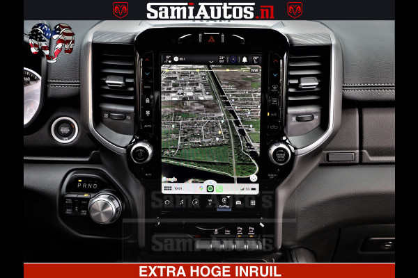 Dodge Ram 1500 Laramie Sport | HEMI 5.7 V8 4x4 | LPG | Grootscherm 12" | LARAMIE PERFORMANCE | ZWART | CREWCAB 5'7 | GRIJSKENTEKEN | DUBBELE CABINE | 5 Persoons | VOORRAAD NR 2525 - 1256