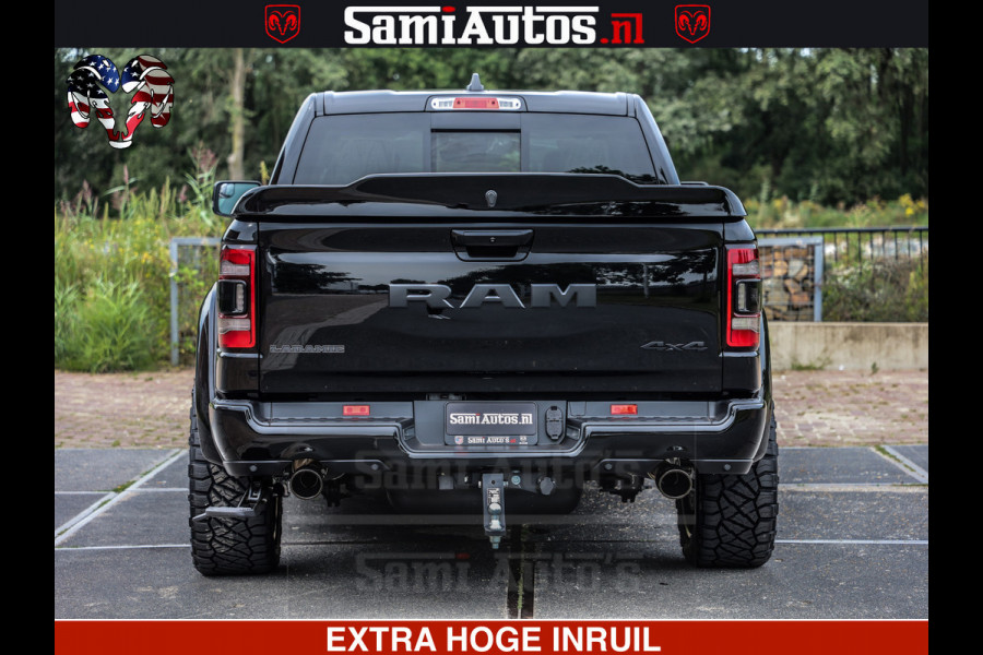 Dodge Ram 1500 Laramie Sport | HEMI 5.7 V8 4x4 | LPG | Grootscherm 12" | LARAMIE PERFORMANCE | ZWART | CREWCAB 5'7 | GRIJSKENTEKEN | DUBBELE CABINE | 5 Persoons | VOORRAAD NR 2525 - 1256