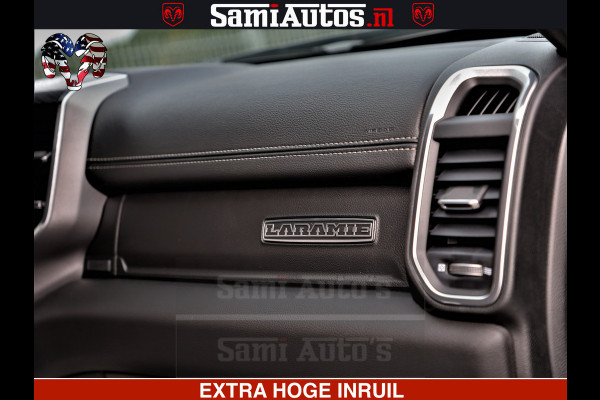 Dodge Ram 1500 Laramie Sport | HEMI 5.7 V8 4x4 | LPG | Grootscherm 12" | LARAMIE PERFORMANCE | ZWART | CREWCAB 5'7 | GRIJSKENTEKEN | DUBBELE CABINE | 5 Persoons | VOORRAAD NR 2525 - 1256