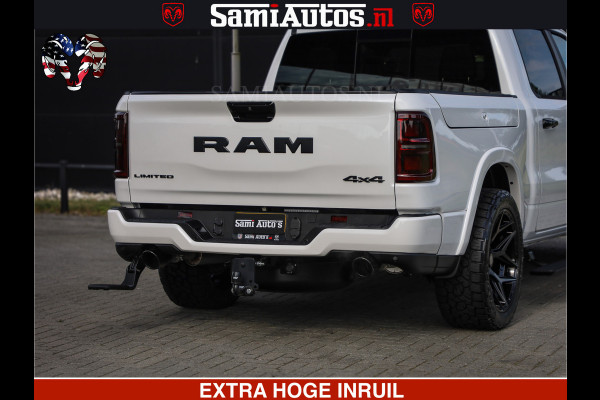 Dodge Ram 1500 Limited Night High Output 540HP 706Nm | Massage + Full Option | De Meest Luxe en Volle Pick-Up in zijn Klasse | Comfortabele Dubbele Cabine met Royale 5 Zitplaatsen | BPM vrij | Nu Leverbaar uit Voorraad | Voorraad Nr 2351 - 7478