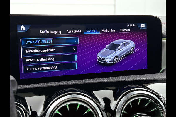 Mercedes-Benz CLA-Klasse 180 AMG Line  Panoramadakj | 5 spaaks lichtmetalen velgen | Navigatie | Parking support met 360 grade camera Inclusief 24 maanden Mercedes-Benz Certified garantie voor Europa.