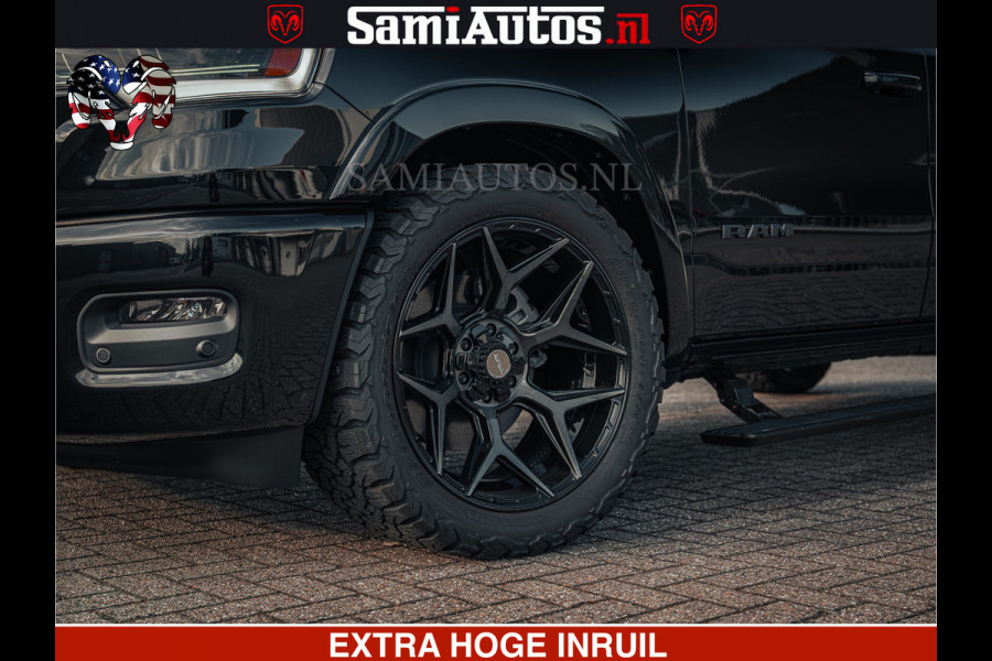 Dodge Ram Limited SPORT H.O 540HP 706Nm | Massage + Full Option | De Meest Luxe en Volle Pick-Up in zijn Klasse | Comfortabele Dubbele Cabine met Royale 5 Zitplaatsen | BPM vrij | Nu Leverbaar uit Voorraad | Voorraad Nr 2348 - 5158
