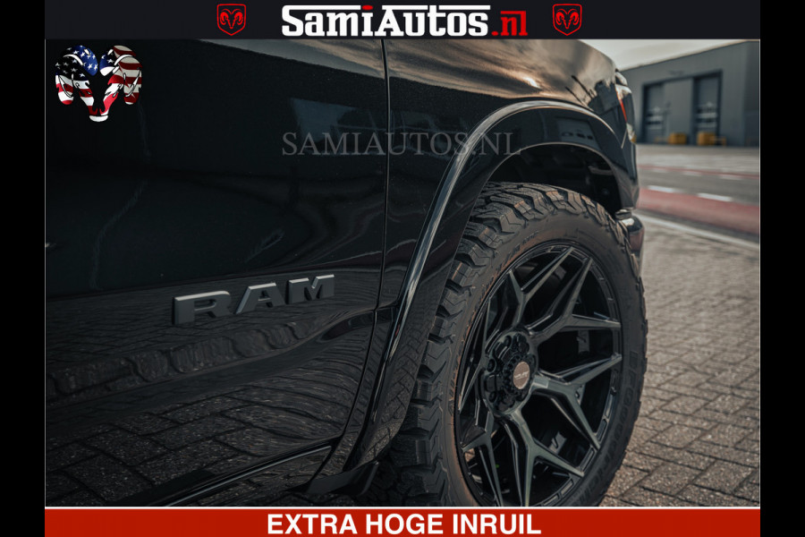 Dodge Ram Limited SPORT H.O 540HP 706Nm | Massage + Full Option | De Meest Luxe en Volle Pick-Up in zijn Klasse | Comfortabele Dubbele Cabine met Royale 5 Zitplaatsen | BPM vrij | Nu Leverbaar uit Voorraad | Voorraad Nr 2348 - 5158