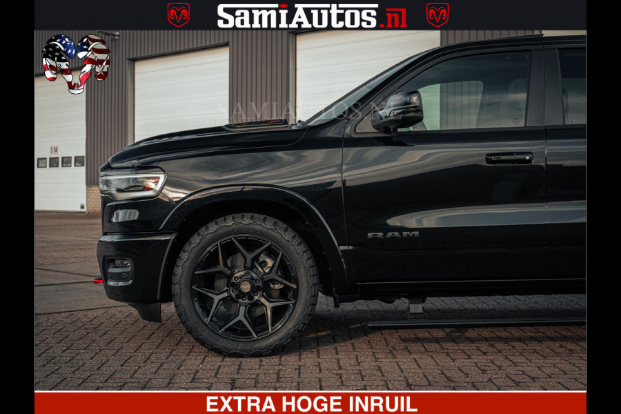 Dodge Ram Limited SPORT H.O 540HP 706Nm | Massage + Full Option | De Meest Luxe en Volle Pick-Up in zijn Klasse | Comfortabele Dubbele Cabine met Royale 5 Zitplaatsen | BPM vrij | Nu Leverbaar uit Voorraad | Voorraad Nr 2348 - 5158