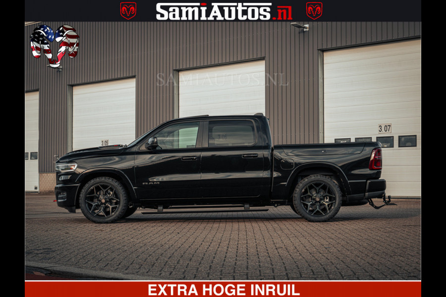 Dodge Ram Limited SPORT H.O 540HP 706Nm | Massage + Full Option | De Meest Luxe en Volle Pick-Up in zijn Klasse | Comfortabele Dubbele Cabine met Royale 5 Zitplaatsen | BPM vrij | Nu Leverbaar uit Voorraad | Voorraad Nr 2348 - 5158