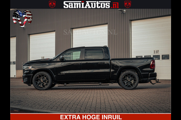 Dodge Ram Limited SPORT H.O 540HP 706Nm | Massage + Full Option | De Meest Luxe en Volle Pick-Up in zijn Klasse | Comfortabele Dubbele Cabine met Royale 5 Zitplaatsen | BPM vrij | Nu Leverbaar uit Voorraad | Voorraad Nr 2348 - 5158