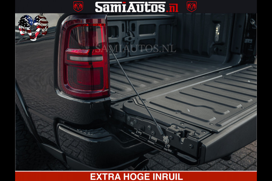 Dodge Ram Limited SPORT H.O 540HP 706Nm | Massage + Full Option | De Meest Luxe en Volle Pick-Up in zijn Klasse | Comfortabele Dubbele Cabine met Royale 5 Zitplaatsen | BPM vrij | Nu Leverbaar uit Voorraad | Voorraad Nr 2348 - 5158