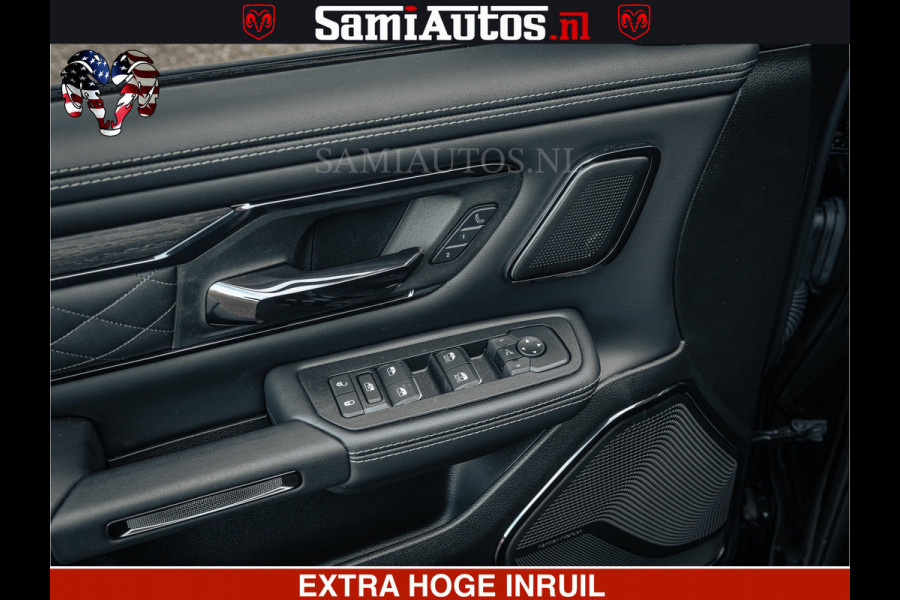 Dodge Ram Limited SPORT H.O 540HP 706Nm | Massage + Full Option | De Meest Luxe en Volle Pick-Up in zijn Klasse | Comfortabele Dubbele Cabine met Royale 5 Zitplaatsen | BPM vrij | Nu Leverbaar uit Voorraad | Voorraad Nr 2348 - 5158