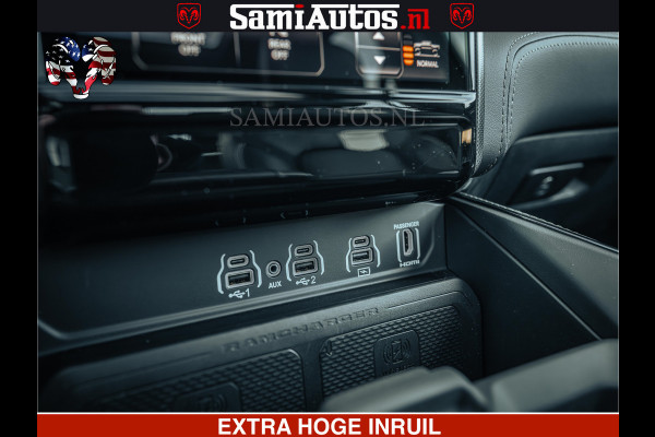 Dodge Ram Limited SPORT H.O 540HP 706Nm | Massage + Full Option | De Meest Luxe en Volle Pick-Up in zijn Klasse | Comfortabele Dubbele Cabine met Royale 5 Zitplaatsen | BPM vrij | Nu Leverbaar uit Voorraad | Voorraad Nr 2348 - 5158