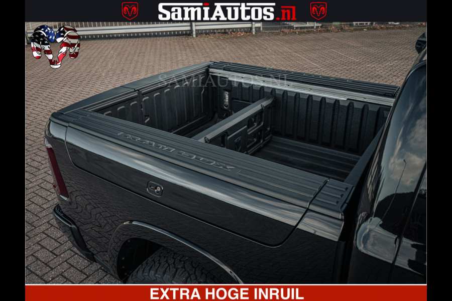 Dodge Ram Limited SPORT H.O 540HP 706Nm | Massage + Full Option | De Meest Luxe en Volle Pick-Up in zijn Klasse | Comfortabele Dubbele Cabine met Royale 5 Zitplaatsen | BPM vrij | Nu Leverbaar uit Voorraad | Voorraad Nr 2348 - 5158
