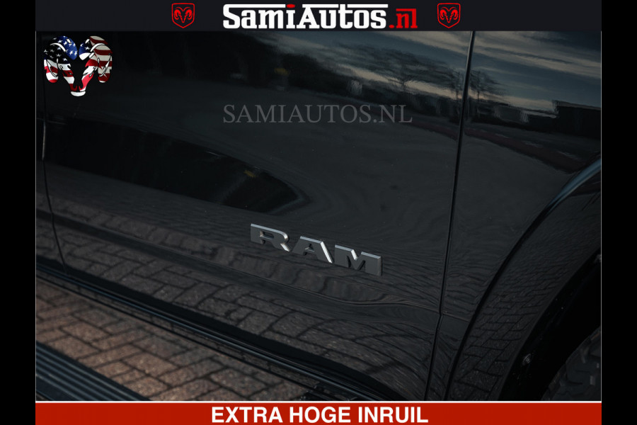Dodge Ram Limited SPORT H.O 540HP 706Nm | Massage + Full Option | De Meest Luxe en Volle Pick-Up in zijn Klasse | Comfortabele Dubbele Cabine met Royale 5 Zitplaatsen | BPM vrij | Nu Leverbaar uit Voorraad | Voorraad Nr 2348 - 5158