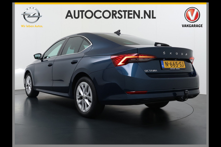 Škoda Octavia 1.0 e-TSI Automaat Trekhaak Adap.Cruise Camera Navi Ecc Apple Carplay Android Auto Virtual Cockpit Business Edition Plus Elek.Achterklep Stoelverwarming voor+achter Lmv DAB Led Keyless advanced Dodehoek detector 1e Eigenaar Origineel Nederlandse Auto Mild-Hybrid