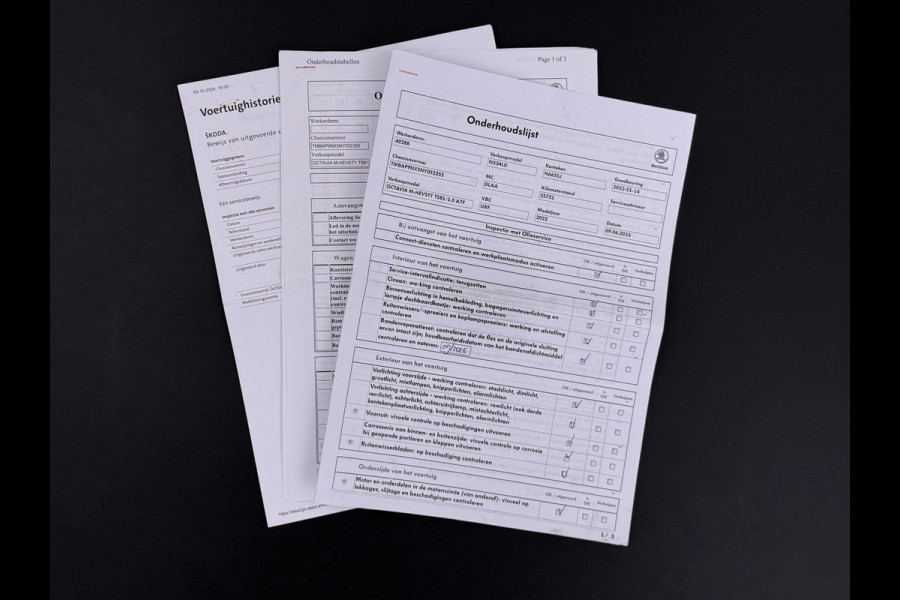 Škoda Octavia 1.0 e-TSI Automaat Trekhaak Adap.Cruise Camera Navi Ecc Apple Carplay Android Auto Virtual Cockpit Business Edition Plus Elek.Achterklep Stoelverwarming voor+achter Lmv DAB Led Keyless advanced Dodehoek detector 1e Eigenaar Origineel Nederlandse Auto Mild-Hybrid