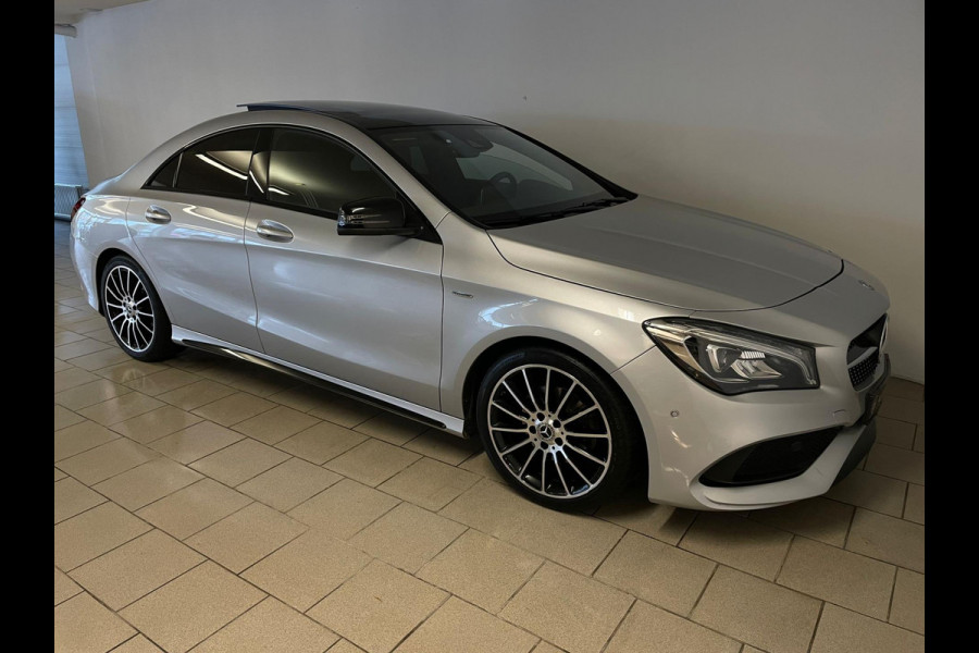 Mercedes-Benz CLA-Klasse 200 AMG LINE PANO AIRCO CLIMA NAVI CRUISE BLUETOOTH CAMERA AMBI LIGHT STOELVERW TREKHAAK PRIVACYGLAS