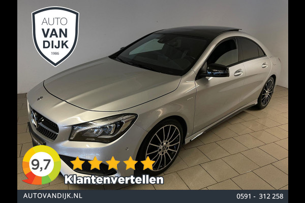 Mercedes-Benz CLA-Klasse 200 AMG LINE PANO AIRCO CLIMA NAVI CRUISE BLUETOOTH CAMERA AMBI LIGHT STOELVERW TREKHAAK PRIVACYGLAS