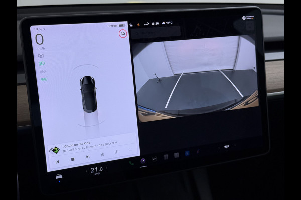 Tesla Model 3 Long Range AWD 75kWh Facelift Warmtepomp Lmv 19" AutoPilot Leder Panoramadak Adaptive-Cruise Camera's Elektr.-Stuur+Stoelen+Spie Navi LED DAB Voorverwarmen interieur Keyless One-Pedal-Drive 4WD SOH 87% Origineel Nederlandse Auto Fabrieksgarantie op Accu en Motor tot 21-12-2028/192.00km