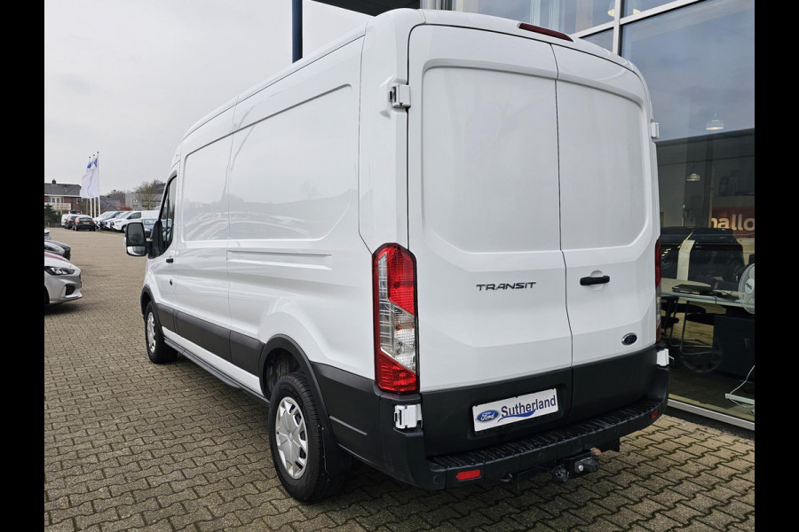 Ford Transit 350 2.0 TDCI L3H2 Trend 130pk Automaat | SCI | Trekhaak | Airco | DAB | Parkeersensoren v+a | Zéér netjes!