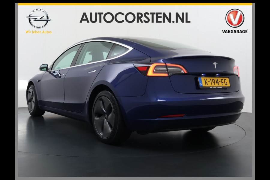Tesla Model 3 RWD SR plus 325PK SOH 93% LFP Accu AutoPilot Leder Panoramadak Adaptive-Cruise Camera's Elektr.-Stuur+Stoelen+Spiegels+Geheugen+ Navi LED DAB Voorverwarmen Keyless One-Pedal-Drive Lmv 18" 1e Eigenaar Origineel Nederlandse Auto