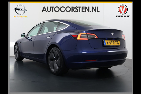 Tesla Model 3 RWD SR plus 325PK SOH 93% LFP Accu AutoPilot Leder Panoramadak Adaptive-Cruise Camera's Elektr.-Stuur+Stoelen+Spiegels+Geheugen+ Navi LED DAB Voorverwarmen Keyless One-Pedal-Drive Lmv 18" 1e Eigenaar Origineel Nederlandse Auto