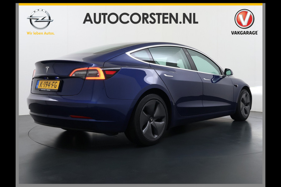 Tesla Model 3 RWD SR plus 325PK SOH 93% LFP Accu AutoPilot Leder Panoramadak Adaptive-Cruise Camera's Elektr.-Stuur+Stoelen+Spiegels+Geheugen+ Navi LED DAB Voorverwarmen Keyless One-Pedal-Drive Lmv 18" 1e Eigenaar Origineel Nederlandse Auto