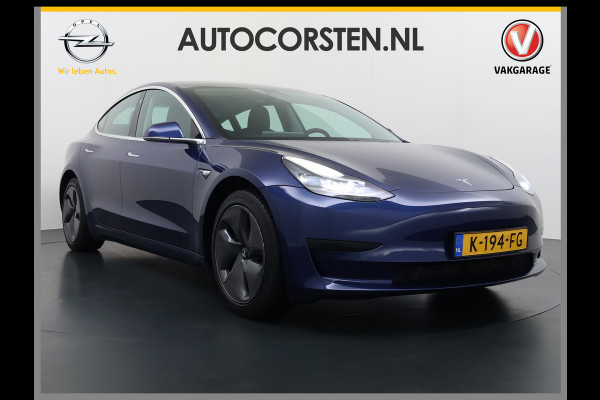 Tesla Model 3 RWD SR plus 325PK SOH 93% LFP Accu AutoPilot Leder Panoramadak Adaptive-Cruise Camera's Elektr.-Stuur+Stoelen+Spiegels+Geheugen+ Navi LED DAB Voorverwarmen Keyless One-Pedal-Drive Lmv 18" 1e Eigenaar Origineel Nederlandse Auto