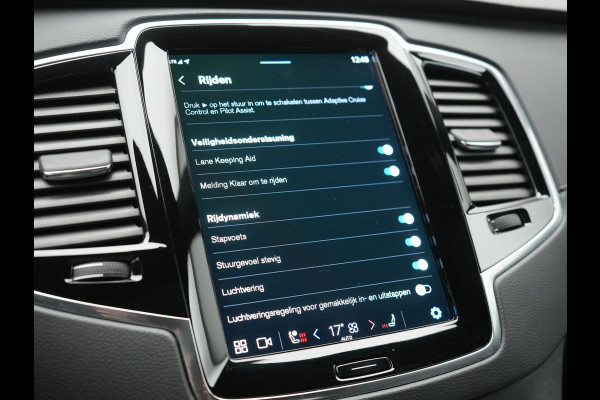 Volvo XC90 T8 Recharge AWD Ultimate Dark Plug In Hybrid Long Range 7 Zits 456pk Dealer O.H PHEV | Luchtvering | Trekhaak Af Fabriek | Panodak | Bowers & Wilkins | 360 Camera | Head Up | Adaptive Cruise | Lederen Sportstoelen Memory & Verwarmd | Keyless | Navigatie | Blis | Virtual