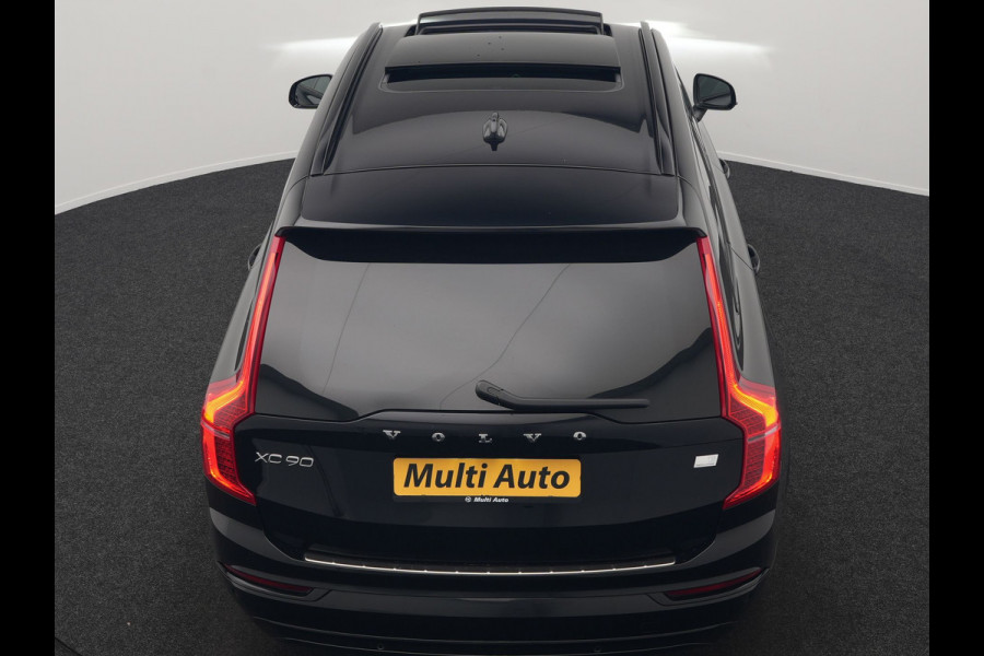 Volvo XC90 T8 Recharge AWD Ultimate Dark Plug In Hybrid Long Range 7 Zits 456pk Dealer O.H PHEV | Luchtvering | Trekhaak Af Fabriek | Panodak | Bowers & Wilkins | 360 Camera | Head Up | Adaptive Cruise | Lederen Sportstoelen Memory & Verwarmd | Keyless | Navigatie | Blis | Virtual