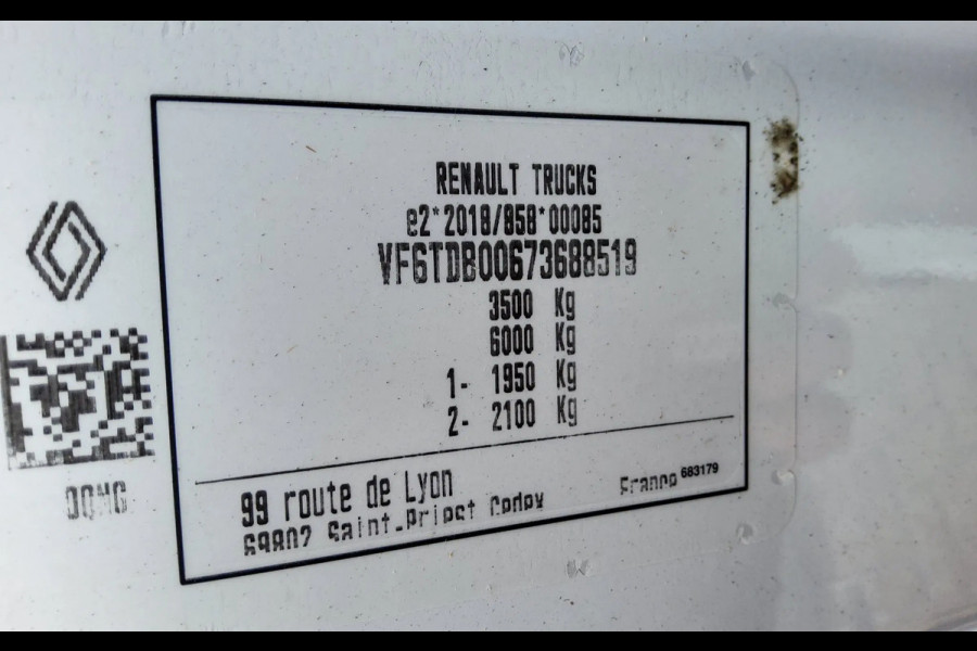 Renault Master 150.35 FWD + OPBOUW - EURO 6 - V-07-JHH - REG. 2024 BPM VRIJ!