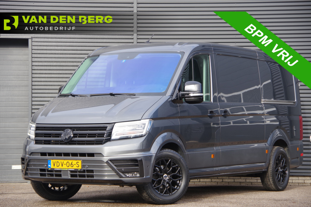 Volkswagen Crafter 2.0 TDI L3H2 177PK AUT. 2X SCHUIFDEUR, LED, TREKHAAK, ADAPT. CRUISE, NAVI, AIRCO, STOELVERWARMING, GEVEERDE STOEL, NL AUTO, NAP
