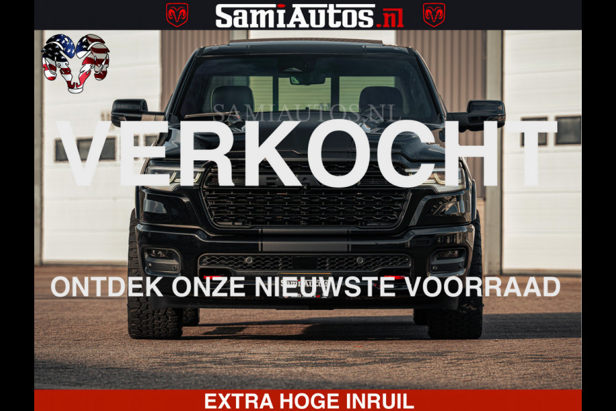 Dodge Ram 1500 Limited Night H.O 540HP 706Nm | Massage + Full Option | De Meest Luxe en Volle Pick-Up in zijn Klasse | Comfortabele Dubbele Cabine met Royale 5 Zitplaatsen | BPM vrij | Nu Leverbaar uit Voorraad | Voorraad Nr 2349 -  5159