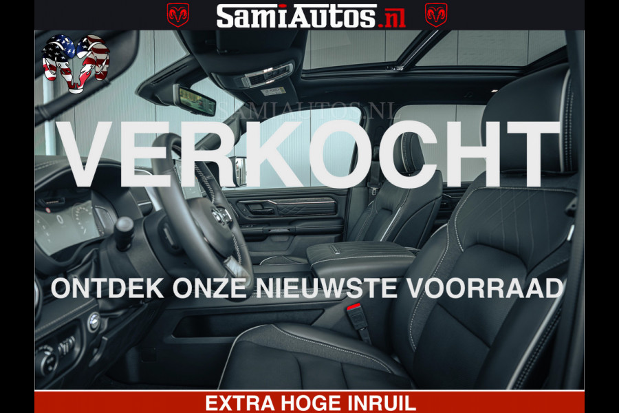 Dodge Ram 1500 Limited Night H.O 540HP 706Nm | Massage + Full Option | De Meest Luxe en Volle Pick-Up in zijn Klasse | Comfortabele Dubbele Cabine met Royale 5 Zitplaatsen | BPM vrij | Nu Leverbaar uit Voorraad | Voorraad Nr 2349 -  5159