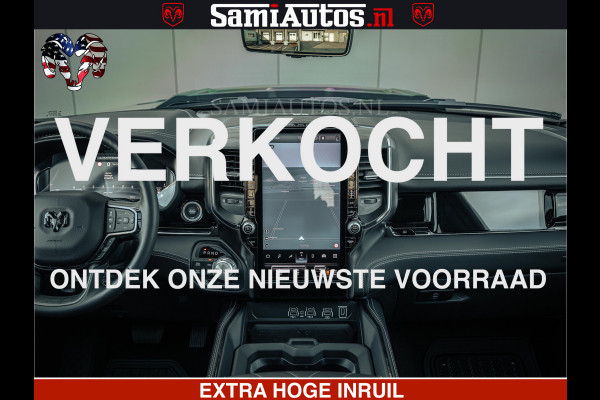 Dodge Ram 1500 Limited Night H.O 540HP 706Nm | Massage + Full Option | De Meest Luxe en Volle Pick-Up in zijn Klasse | Comfortabele Dubbele Cabine met Royale 5 Zitplaatsen | BPM vrij | Nu Leverbaar uit Voorraad | Voorraad Nr 2349 -  5159
