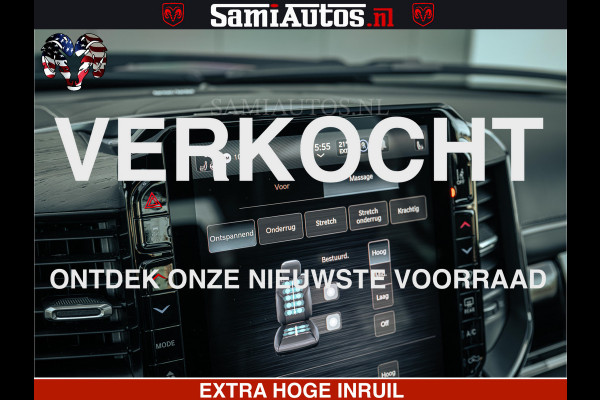 Dodge Ram 1500 Limited Night H.O 540HP 706Nm | Massage + Full Option | De Meest Luxe en Volle Pick-Up in zijn Klasse | Comfortabele Dubbele Cabine met Royale 5 Zitplaatsen | BPM vrij | Nu Leverbaar uit Voorraad | Voorraad Nr 2349 -  5159