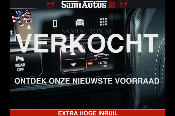 Dodge Ram 1500 Limited Night H.O 540HP 706Nm | Massage + Full Option | De Meest Luxe en Volle Pick-Up in zijn Klasse | Comfortabele Dubbele Cabine met Royale 5 Zitplaatsen | BPM vrij | Nu Leverbaar uit Voorraad | Voorraad Nr 2349 -  5159