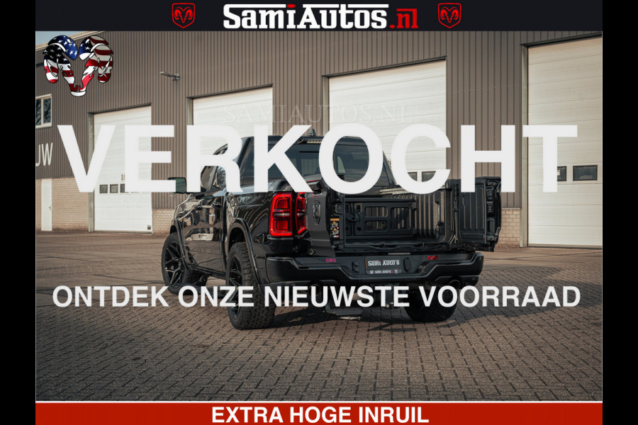 Dodge Ram 1500 Limited Night H.O 540HP 706Nm | Massage + Full Option | De Meest Luxe en Volle Pick-Up in zijn Klasse | Comfortabele Dubbele Cabine met Royale 5 Zitplaatsen | BPM vrij | Nu Leverbaar uit Voorraad | Voorraad Nr 2349 -  5159