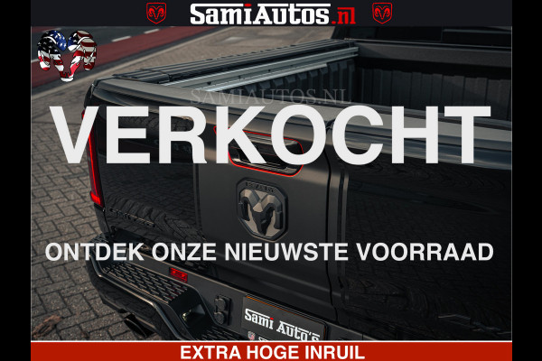 Dodge Ram 1500 Limited Night H.O 540HP 706Nm | Massage + Full Option | De Meest Luxe en Volle Pick-Up in zijn Klasse | Comfortabele Dubbele Cabine met Royale 5 Zitplaatsen | BPM vrij | Nu Leverbaar uit Voorraad | Voorraad Nr 2349 -  5159