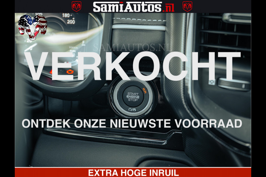 Dodge Ram 1500 Limited Night H.O 540HP 706Nm | Massage + Full Option | De Meest Luxe en Volle Pick-Up in zijn Klasse | Comfortabele Dubbele Cabine met Royale 5 Zitplaatsen | BPM vrij | Nu Leverbaar uit Voorraad | Voorraad Nr 2349 -  5159