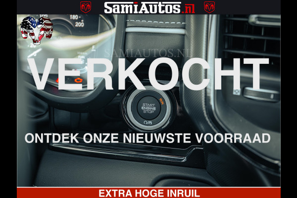 Dodge Ram 1500 Limited Night H.O 540HP 706Nm | Massage + Full Option | De Meest Luxe en Volle Pick-Up in zijn Klasse | Comfortabele Dubbele Cabine met Royale 5 Zitplaatsen | BPM vrij | Nu Leverbaar uit Voorraad | Voorraad Nr 2349 -  5159