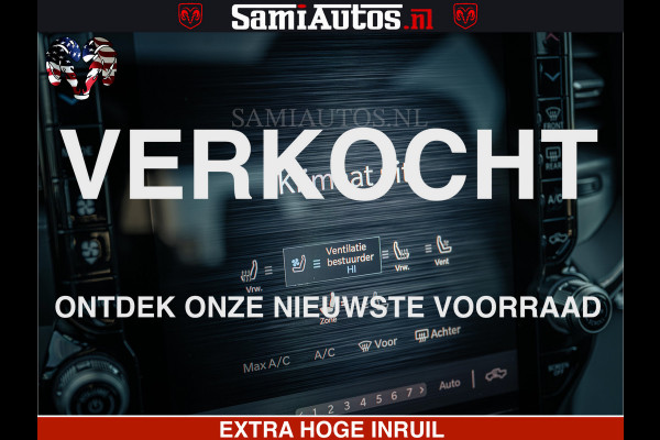 Dodge Ram 1500 Limited Night H.O 540HP 706Nm | Massage + Full Option | De Meest Luxe en Volle Pick-Up in zijn Klasse | Comfortabele Dubbele Cabine met Royale 5 Zitplaatsen | BPM vrij | Nu Leverbaar uit Voorraad | Voorraad Nr 2349 -  5159