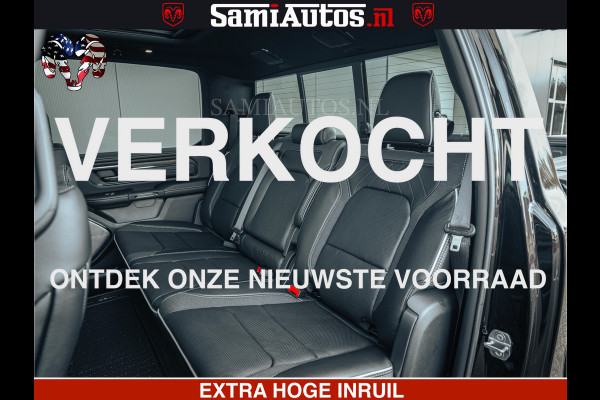 Dodge Ram 1500 Limited Night H.O 540HP 706Nm | Massage + Full Option | De Meest Luxe en Volle Pick-Up in zijn Klasse | Comfortabele Dubbele Cabine met Royale 5 Zitplaatsen | BPM vrij | Nu Leverbaar uit Voorraad | Voorraad Nr 2349 -  5159