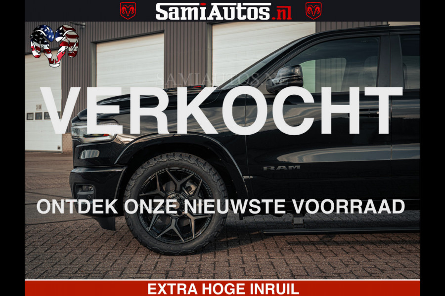 Dodge Ram 1500 Limited Night H.O 540HP 706Nm | Massage + Full Option | De Meest Luxe en Volle Pick-Up in zijn Klasse | Comfortabele Dubbele Cabine met Royale 5 Zitplaatsen | BPM vrij | Nu Leverbaar uit Voorraad | Voorraad Nr 2349 -  5159