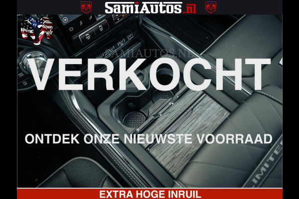 Dodge Ram 1500 Limited Night H.O 540HP 706Nm | Massage + Full Option | De Meest Luxe en Volle Pick-Up in zijn Klasse | Comfortabele Dubbele Cabine met Royale 5 Zitplaatsen | BPM vrij | Nu Leverbaar uit Voorraad | Voorraad Nr 2349 -  5159